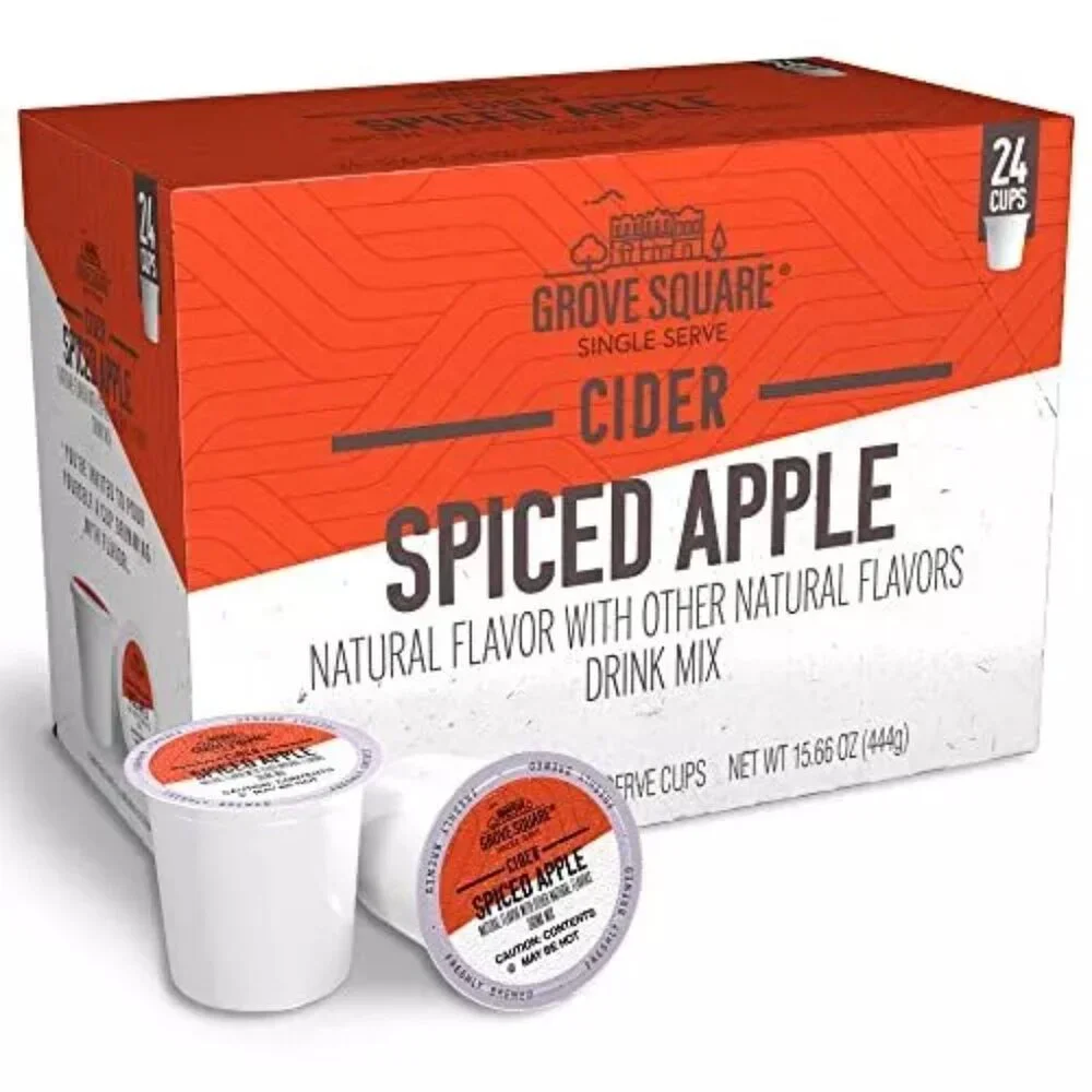 Grove Square Spiced Apple Cider Single Serve Cups 24 Count